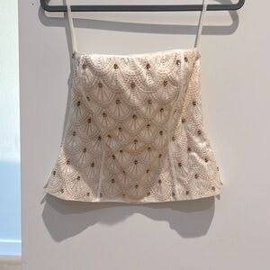 White House Black Market Corset Top Size 4